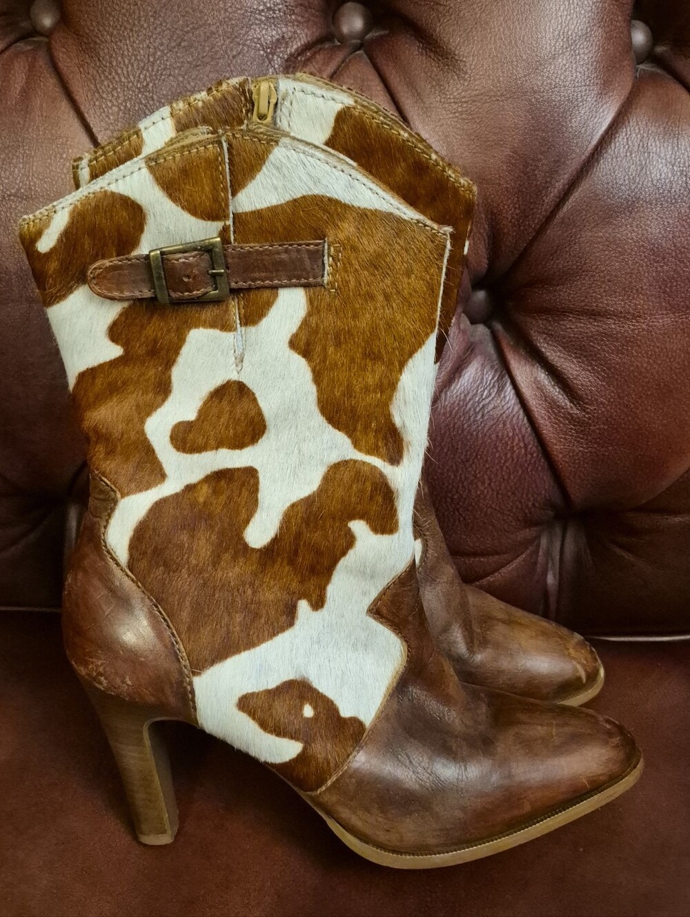 Matisse Cowhide Leather Boot Heels Size 9m
